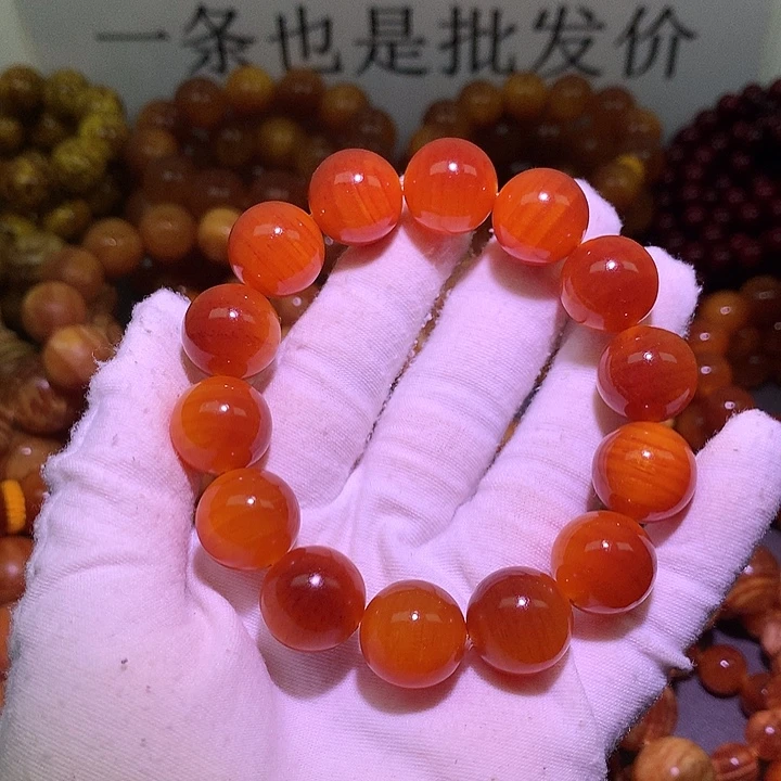 松木（琥珀木）手串/手链1.6 包浆高货