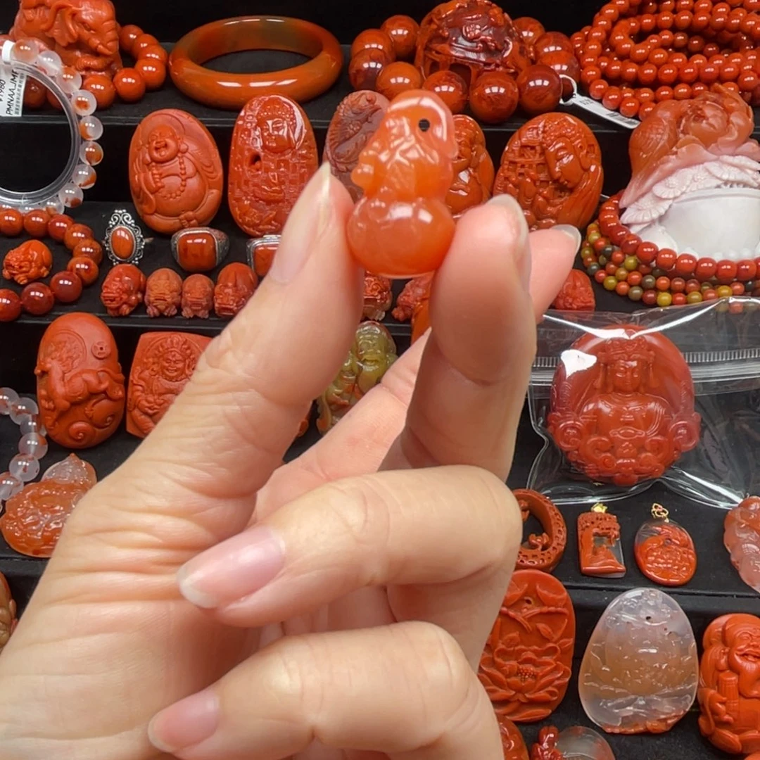 南红玛瑙未镶嵌保山冰红葫芦