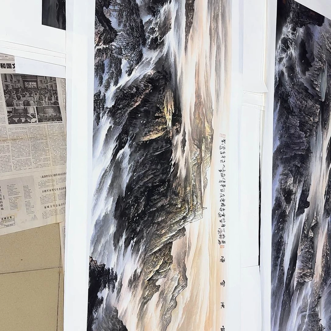 国画布*黎俸禄老师作品