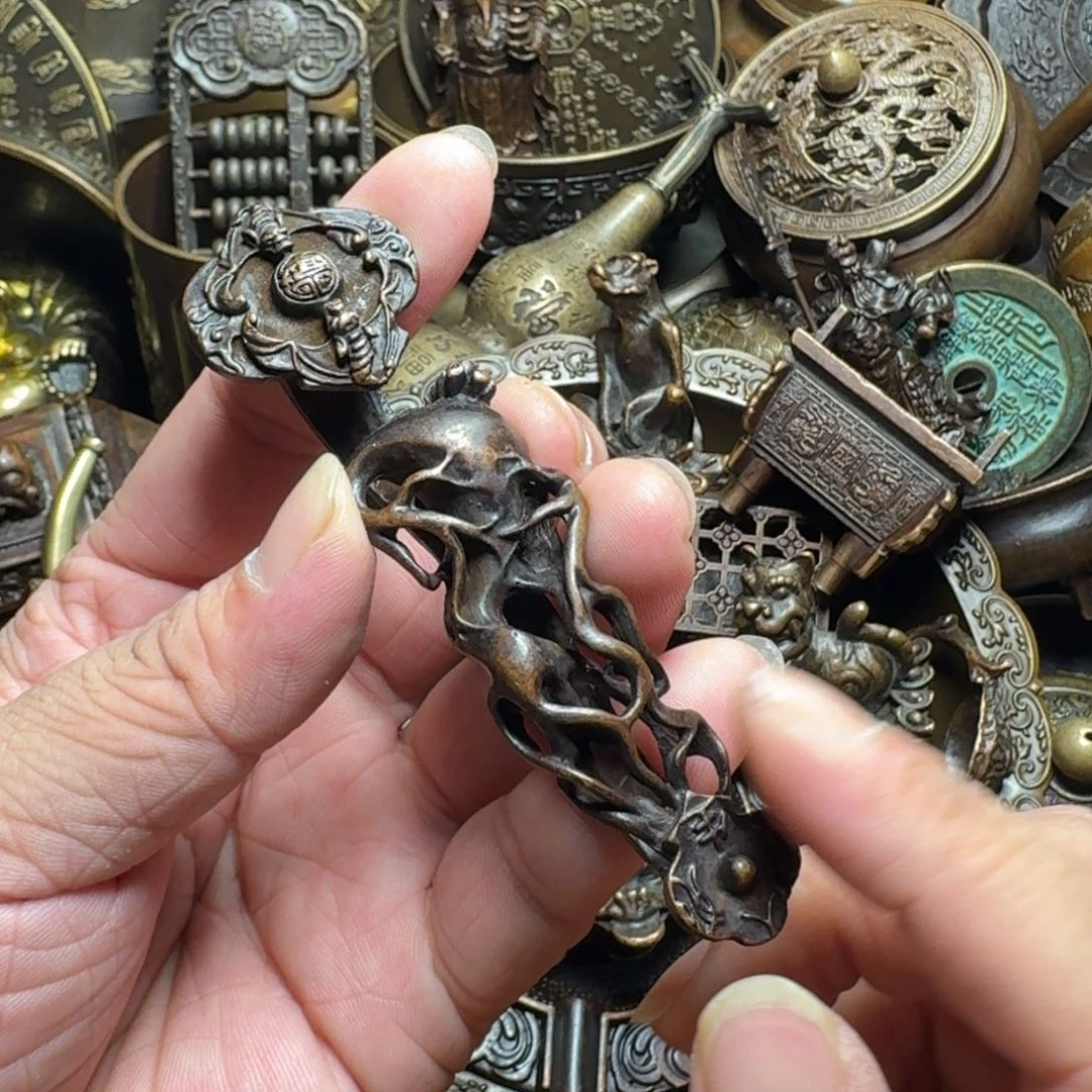 铜器摆件收收藏藏