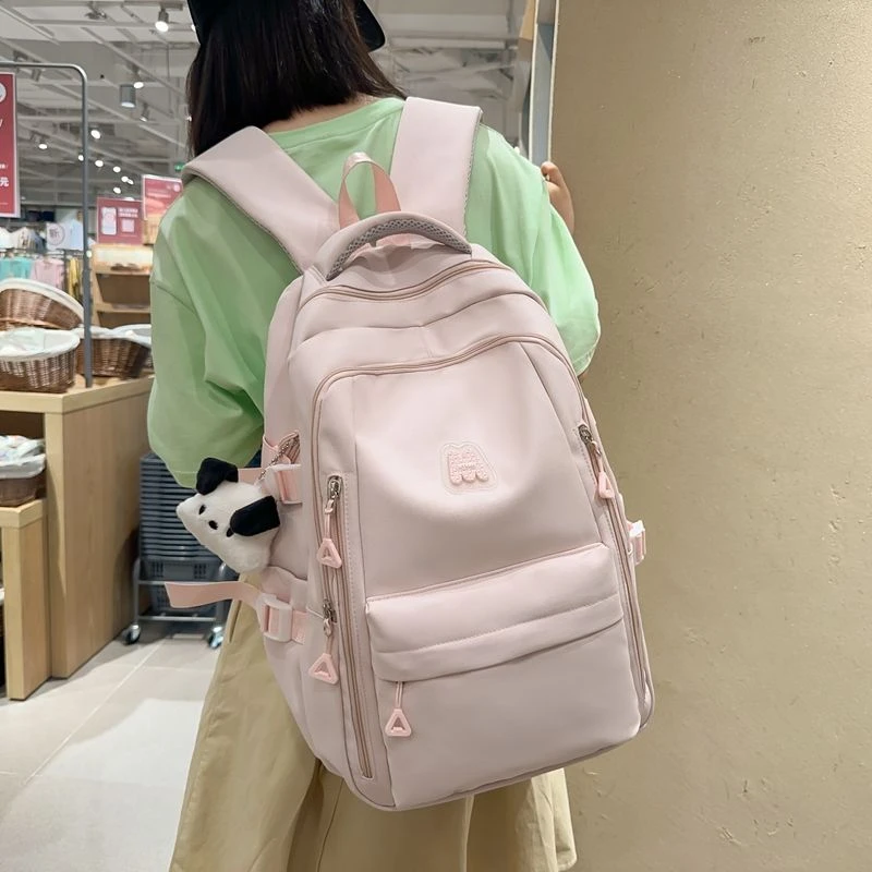 书包大学生高中学生女生2024新款大容量男女初中生背包旅行双肩包