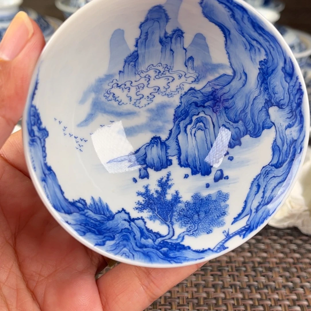 瓷片景德镇陶瓷杯子