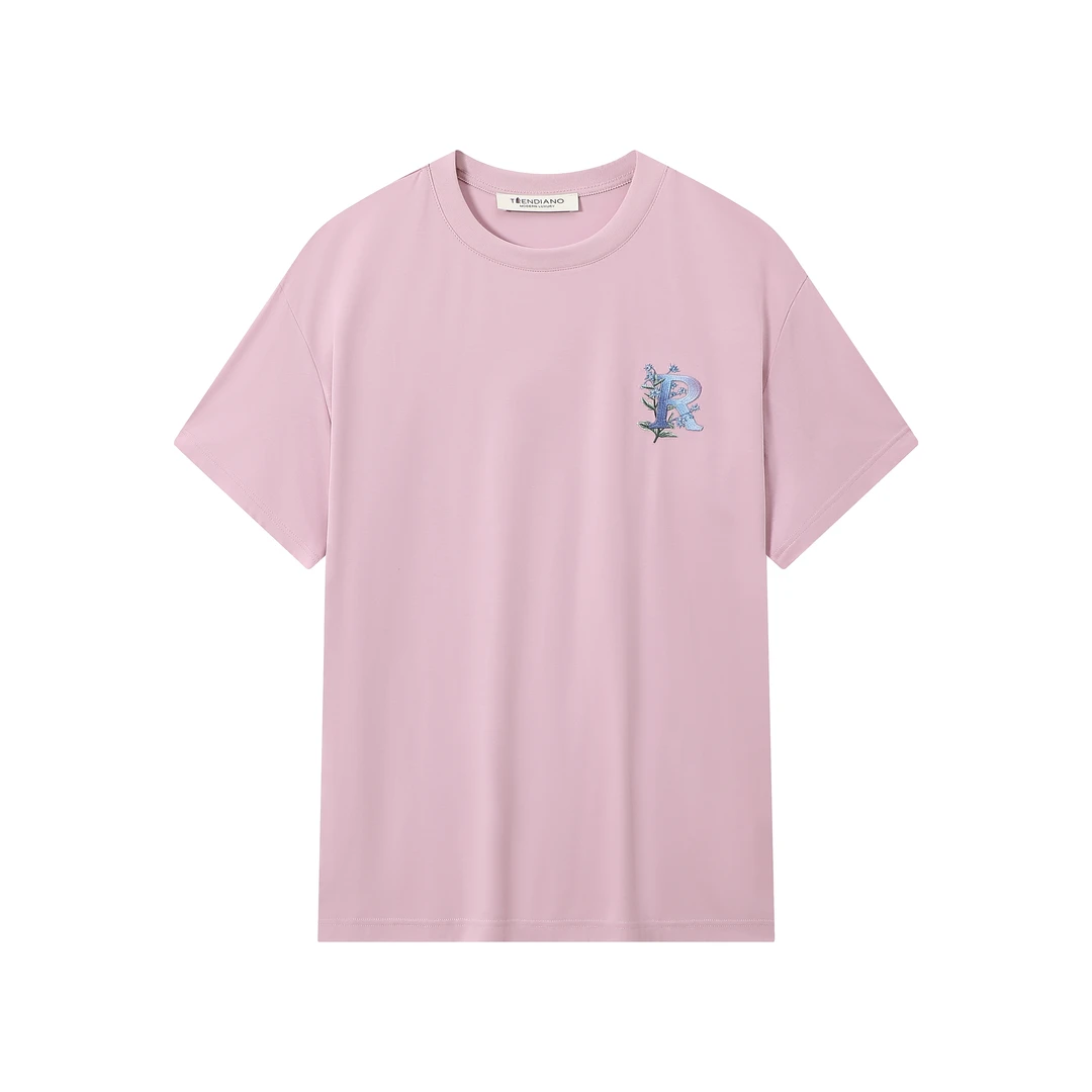 【TR】250-2025250T恤 夏季经典印花圆领舒适上衣 男女同款