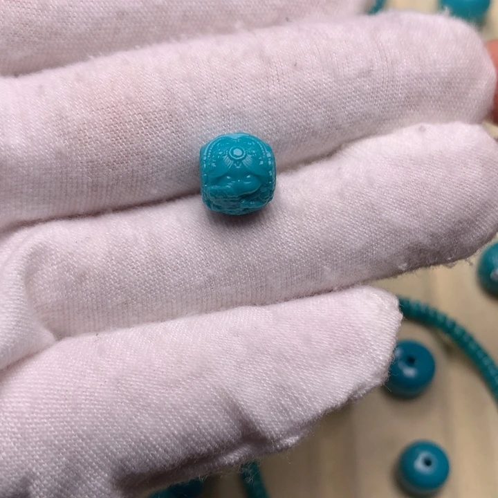 绿松石未镶嵌绿松石扎基9.7