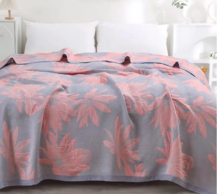 【新百合】220*240cm发热保暖舒适亲肤加厚床盖多功能毯 四季可用