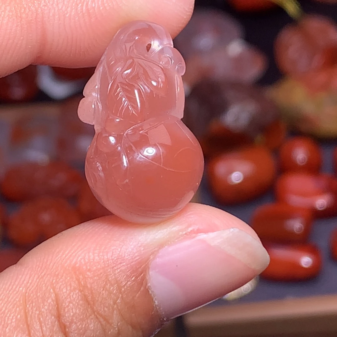 南红玛瑙未镶嵌珠宝半成品葫芦