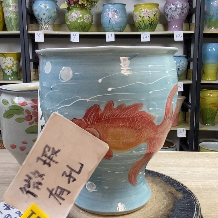 景德镇高温陶瓷花盆