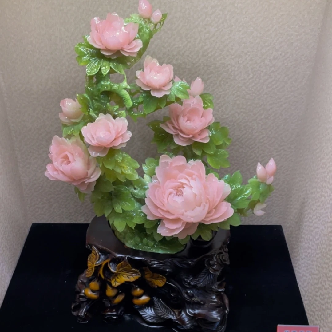 蛇纹石玉未镶嵌摆件