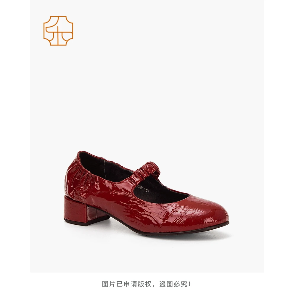 LESIFAN/乐思凡【冬姐精选】新款圆头法式玛丽珍单鞋4755-410