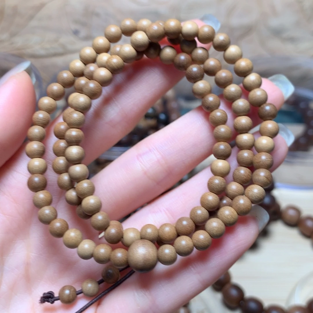 檀香木手串/手链迈索尔老山檀5x 108
