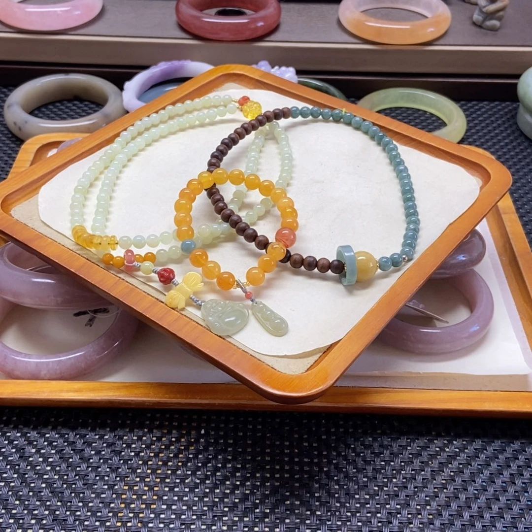 未镶嵌手镯石英岩玉悠****⁷