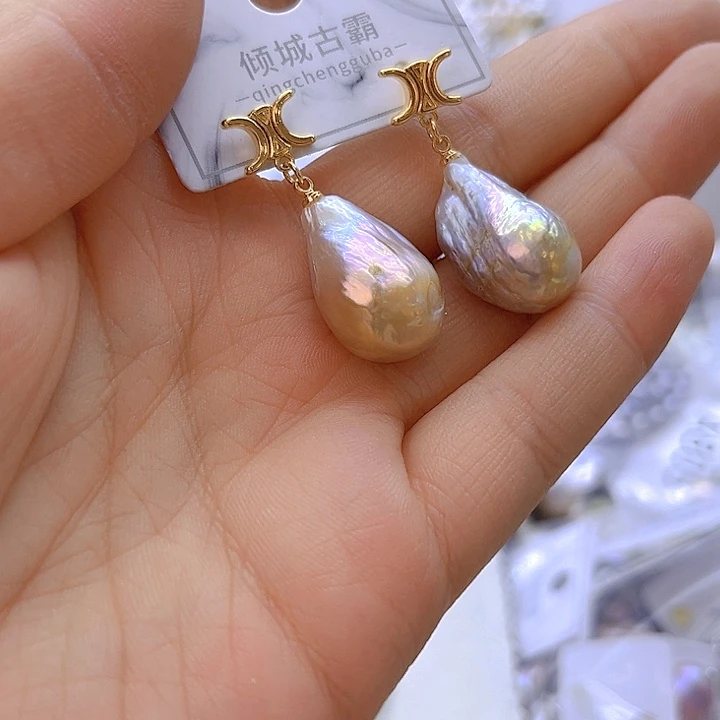 银S925镶嵌淡水珍珠项链定制807