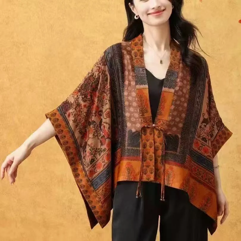 九儿家香云纱桑蚕丝上衣6298