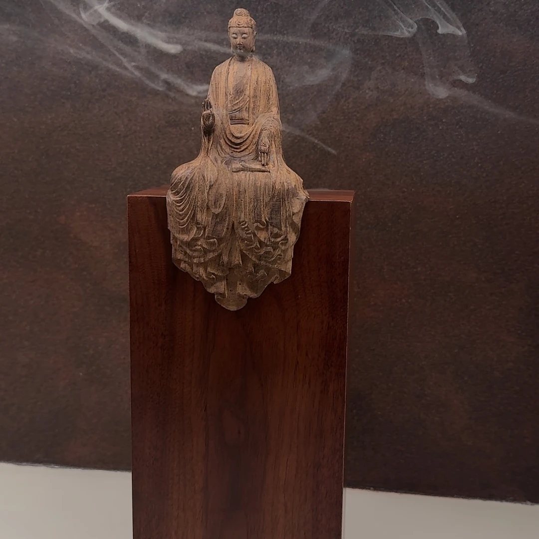 风车木（黑檀木）黑檀木 香盒