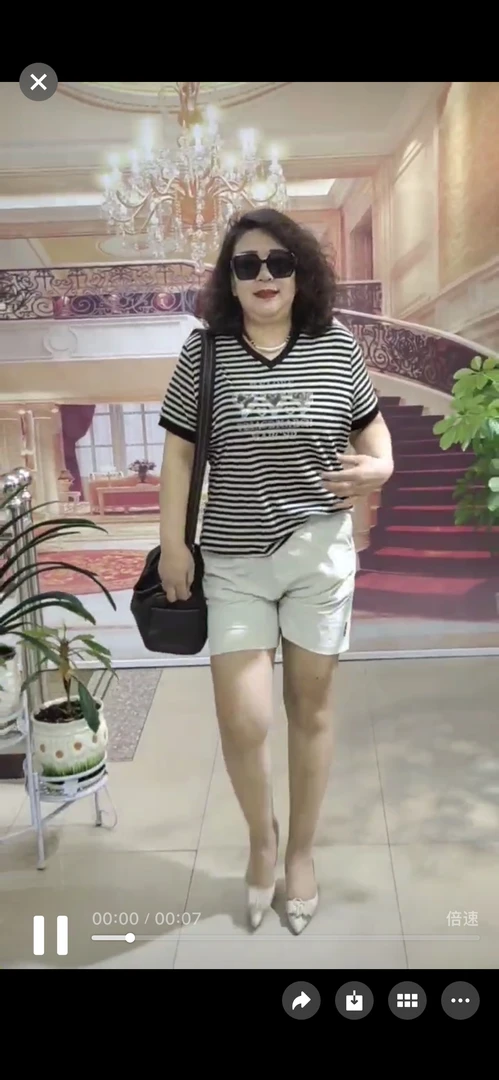 大码女装，半袖；16603号