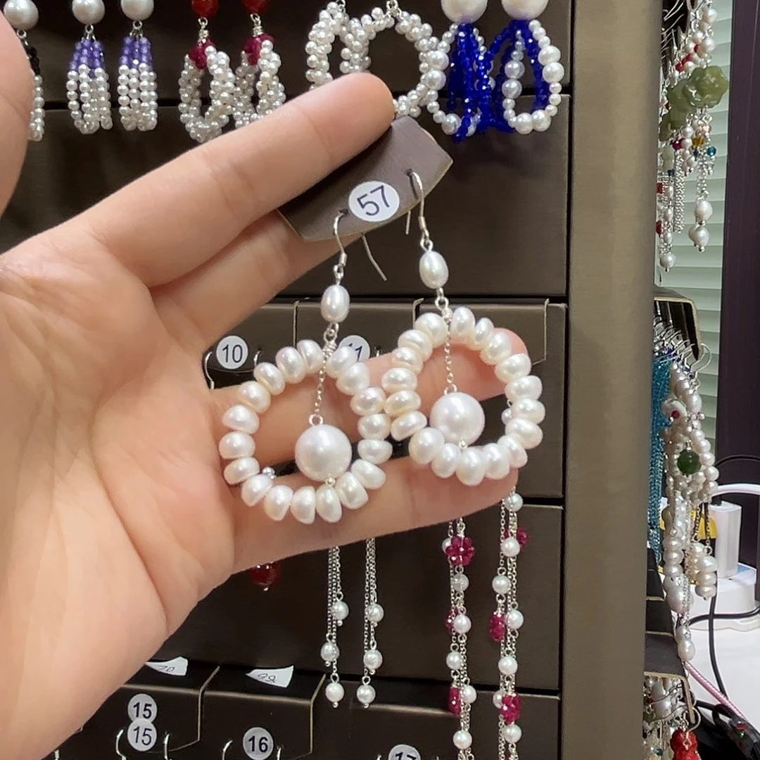 艾***思925银博雅手作S925纯银耳饰