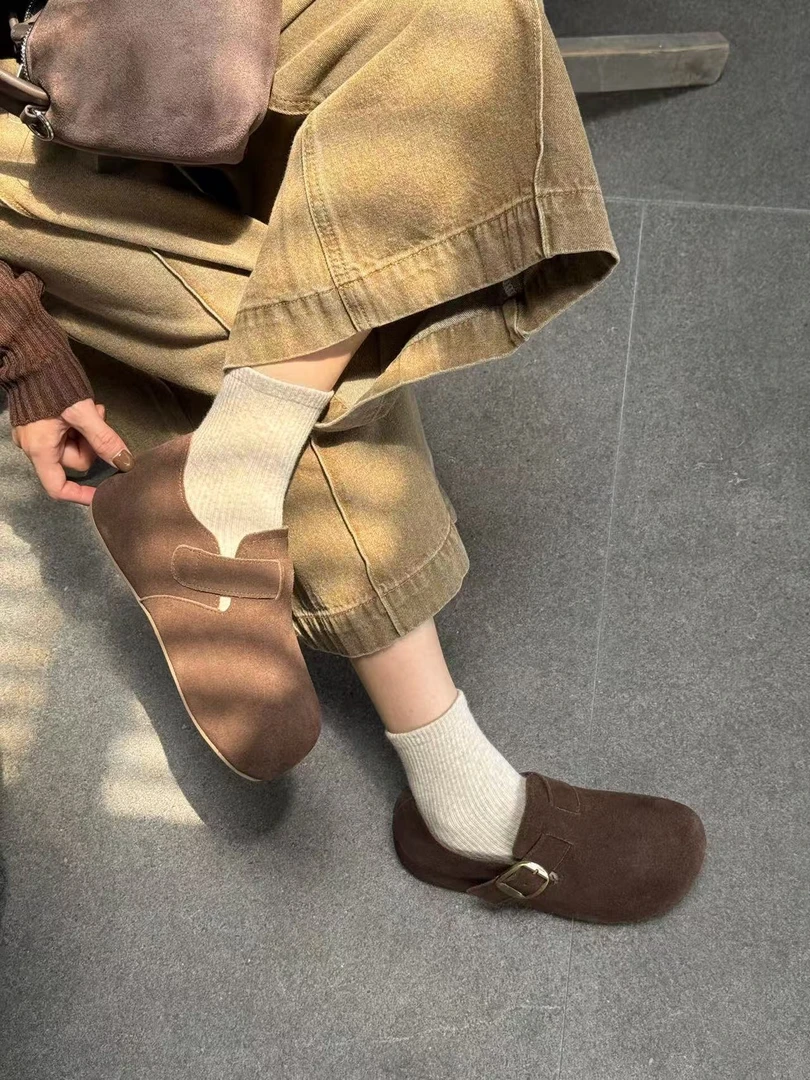 【包跟博肯】英伦风一脚蹬休闲鞋