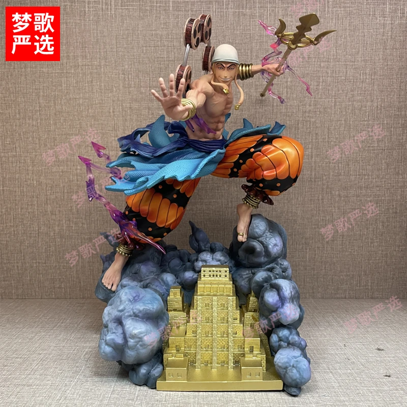【梦歌严选】28cmJT天绘雷神艾尼路海贼王动漫潮玩礼GK手办摆件模型