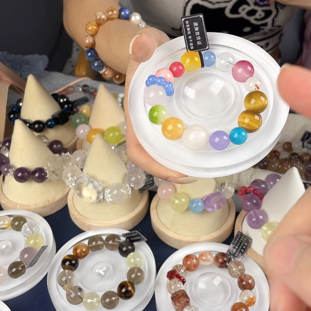 银S925镀金镶嵌手链水晶