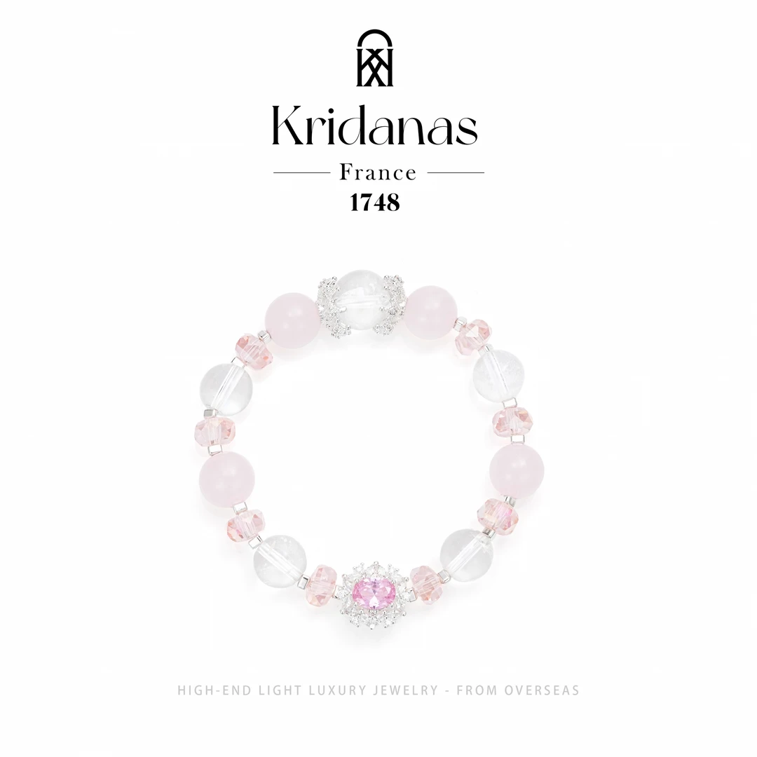 【樱雾小叙】Kridanas夏季招桃花粉色手链F0071