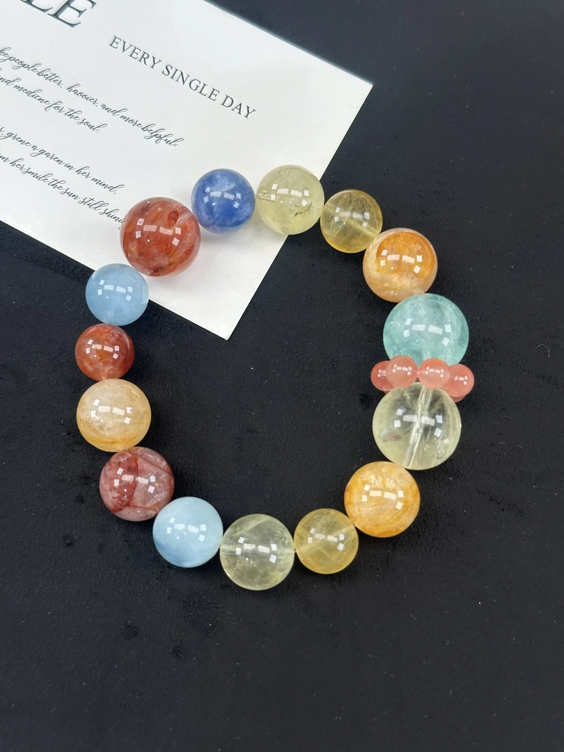 【千禧年】天然水晶多宝手串【拍两单！是一条价格！】多样性发一W1280