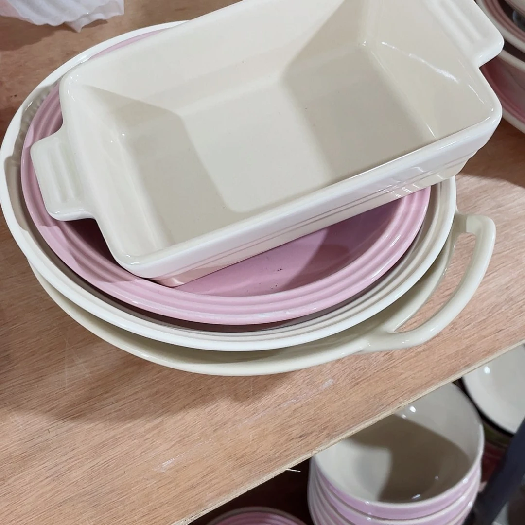 瓷片微瑕陶瓷餐具4件套