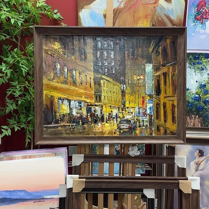 油画油画作品展等活动的大型