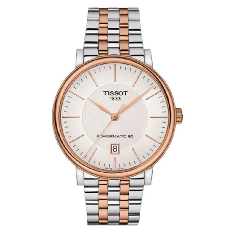 99新 Tissot/天梭 卡森臻我T122.407.22.031.01男士机械腕表