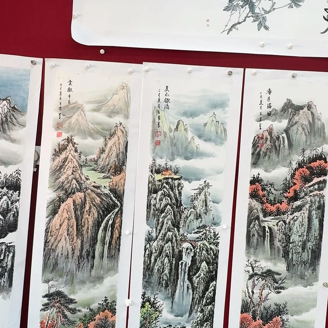 装***画国画四尺国画斤斤计较