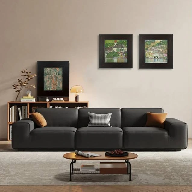 克里姆特经典新品《温特拉赫教堂》《加尔达湖上的小镇》装饰挂画