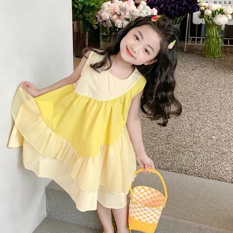 YeeHoO英氏【断码】女童连衣裙夏季2025新款网红儿童夏款中小裙子