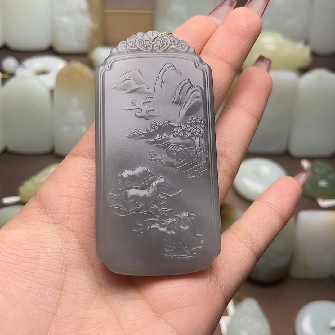 颈饰未镶嵌和田玉