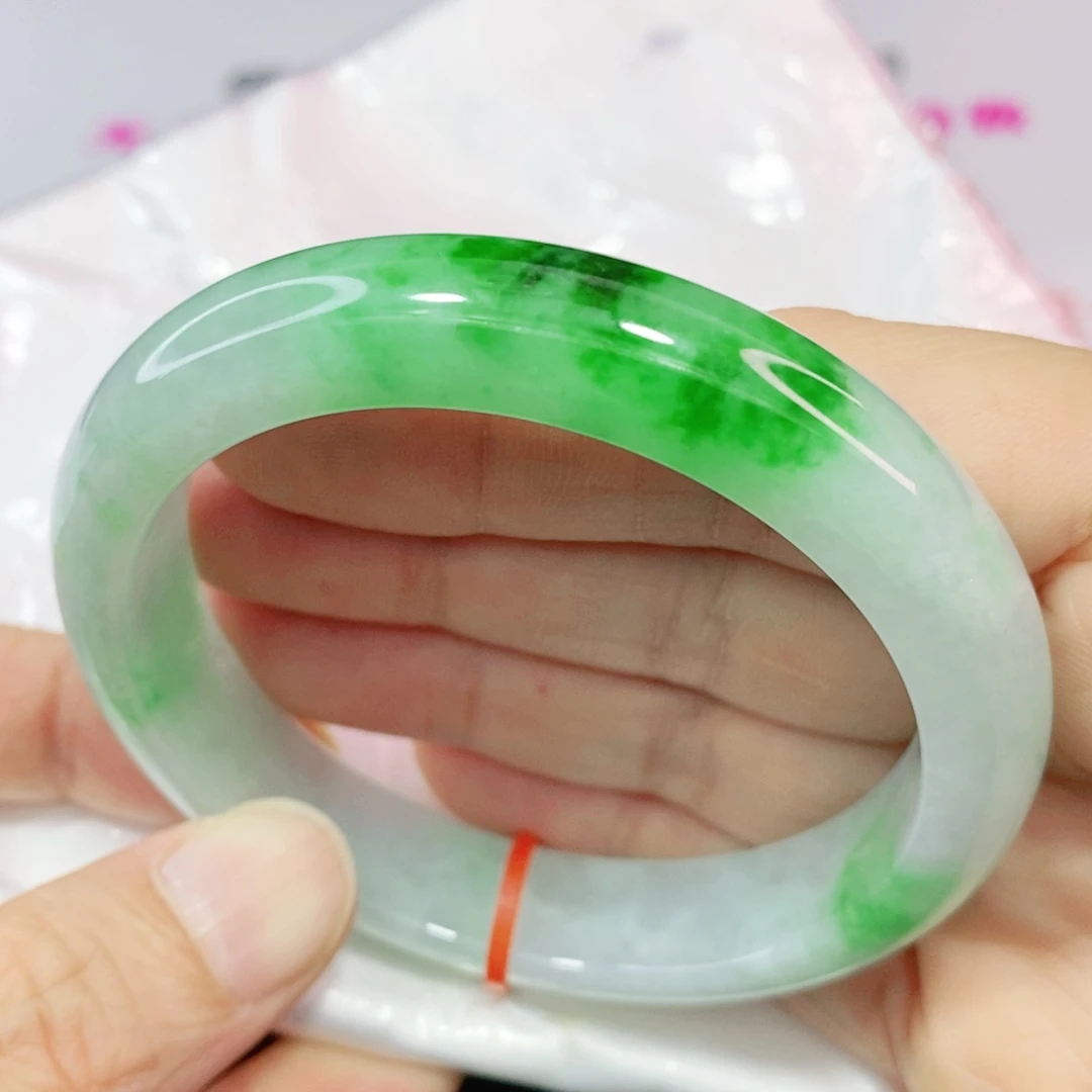 未镶嵌手镯翡翠57.6圈口正圈