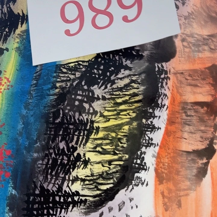 横款晚上好展示作品的