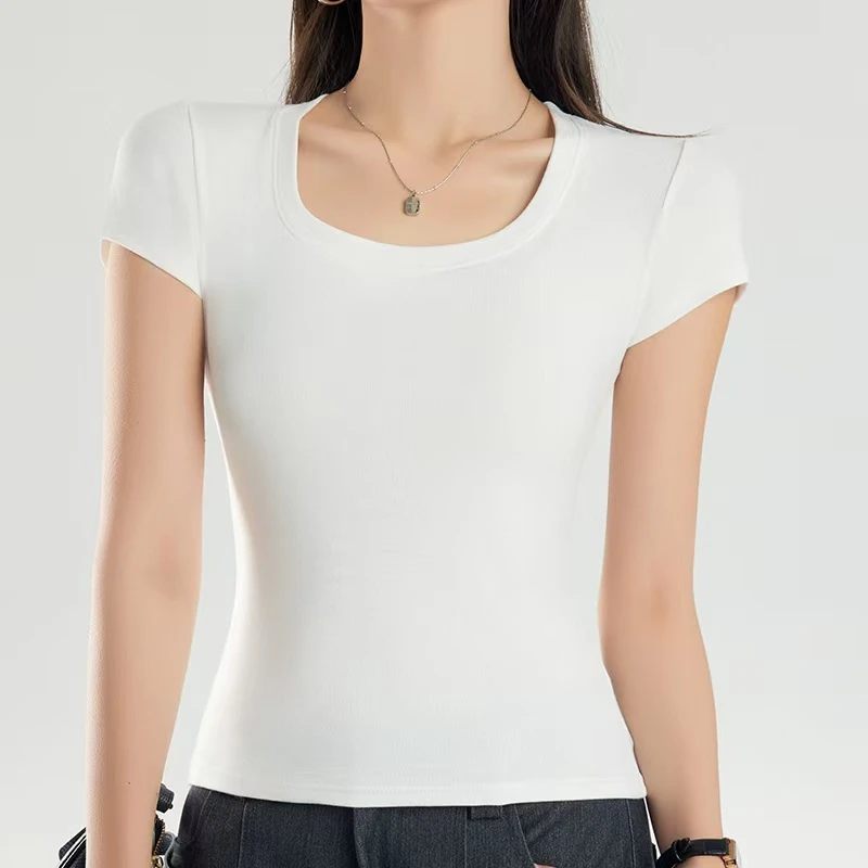 弹力瘦身运动瑜伽健身女士T恤夏季春夏