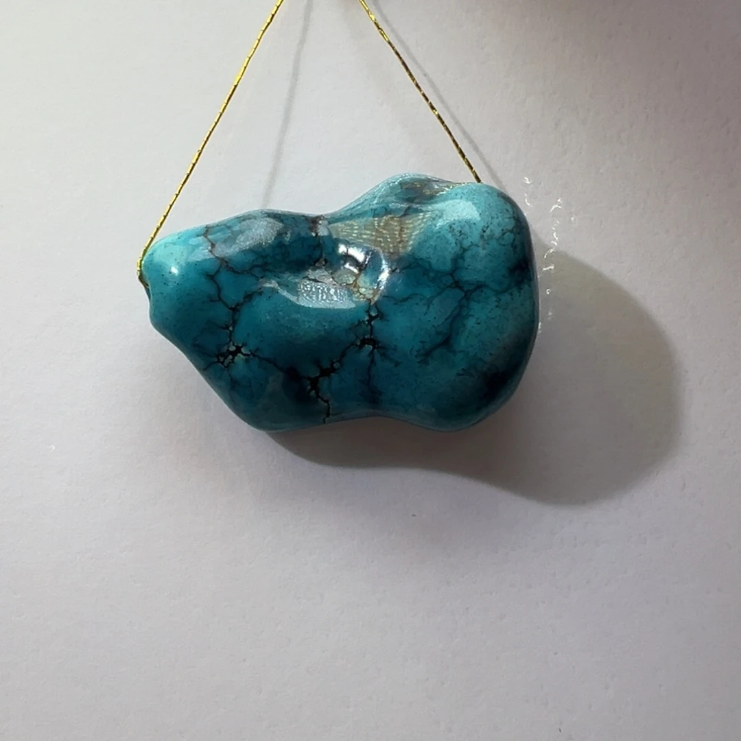 绿松石未镶嵌挂件