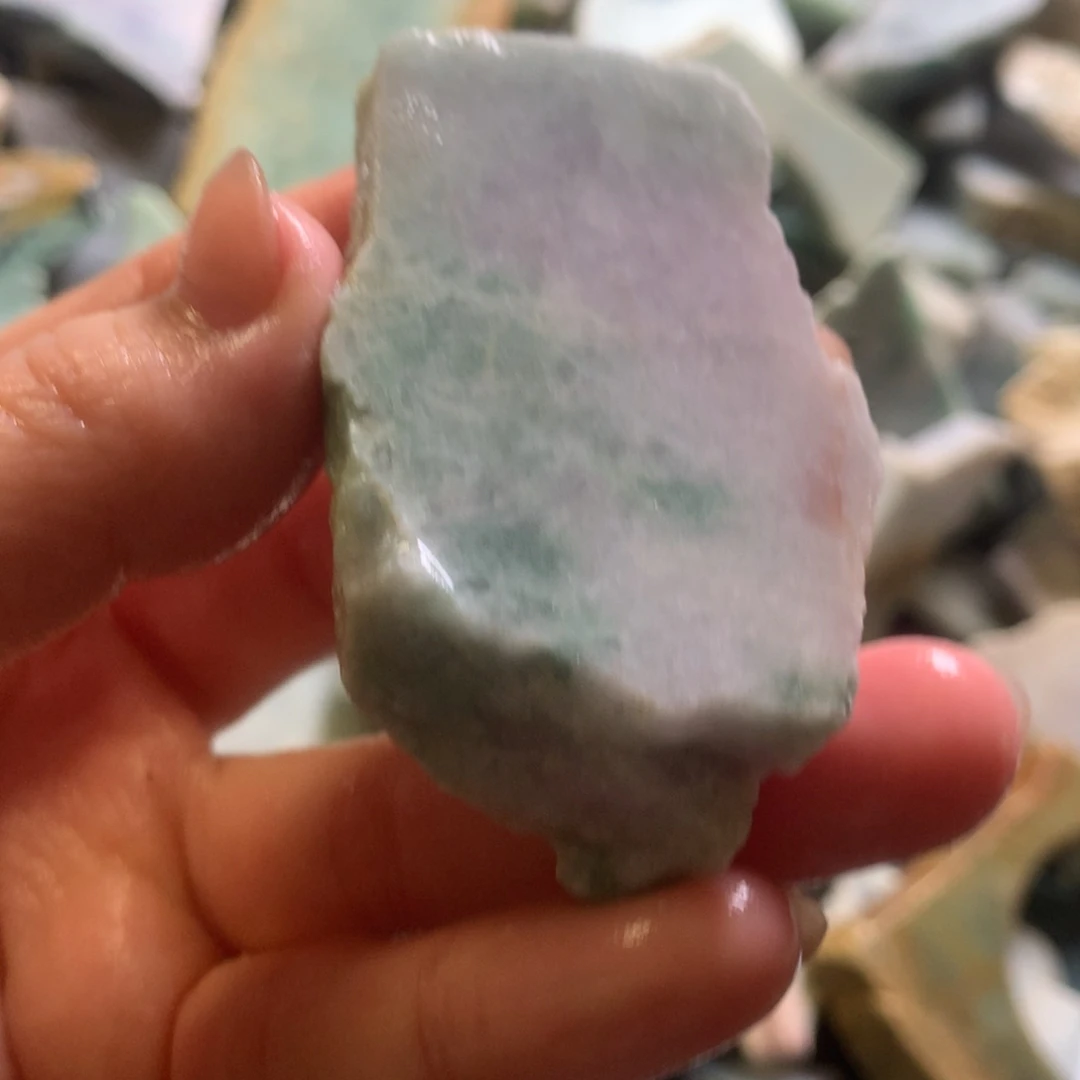 翡翠颈饰未镶嵌缅甸翡翠