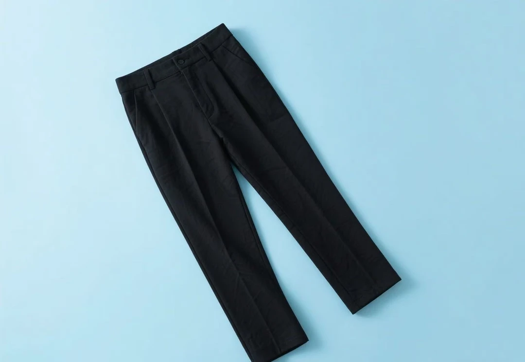 高腰直筒时尚百搭小众长裤