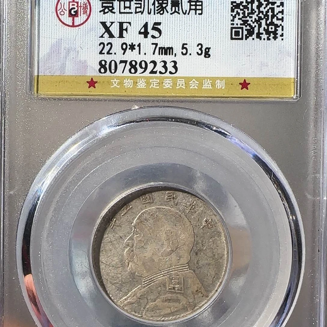 银袁世凯贰角9233，飞姐