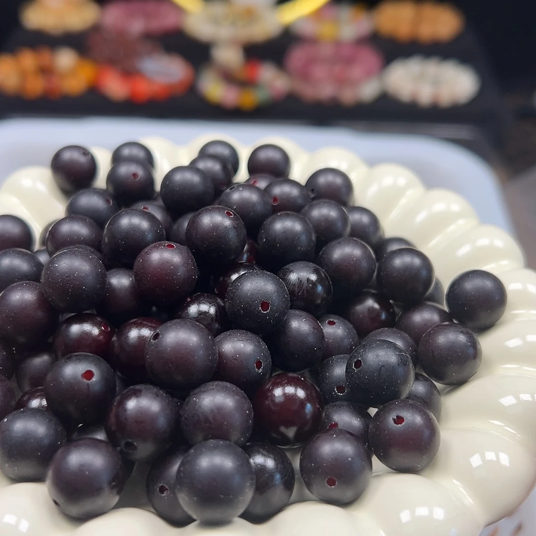 手串菩提根/象牙果微瑕卡13/14左右车厘子圆110颗