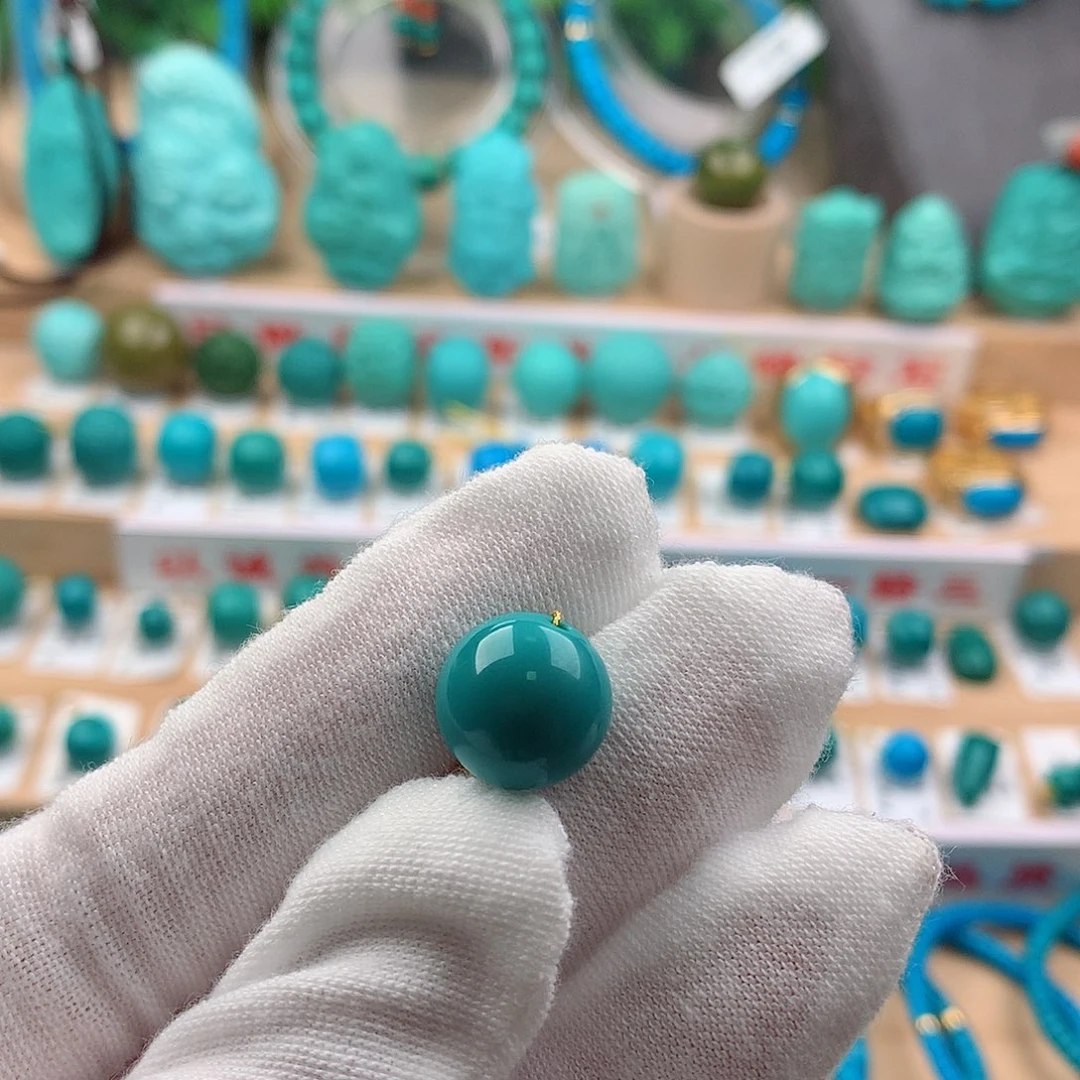 绿松石未镶嵌配饰12.1