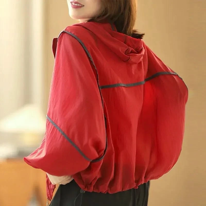 【直播专享】夏季气质款休闲宽松户外百搭防晒衣 防紫外线