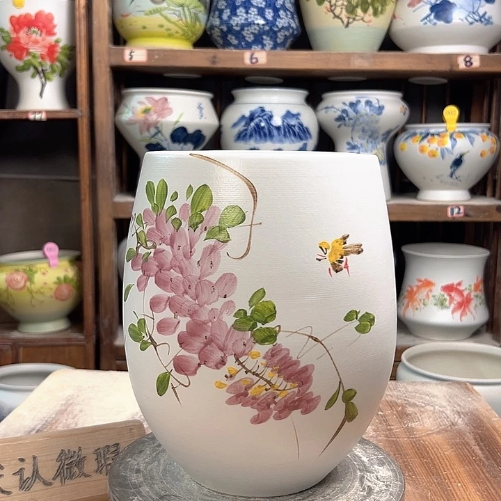 陶但盆紫藤 新款新款陶瓷陶瓷