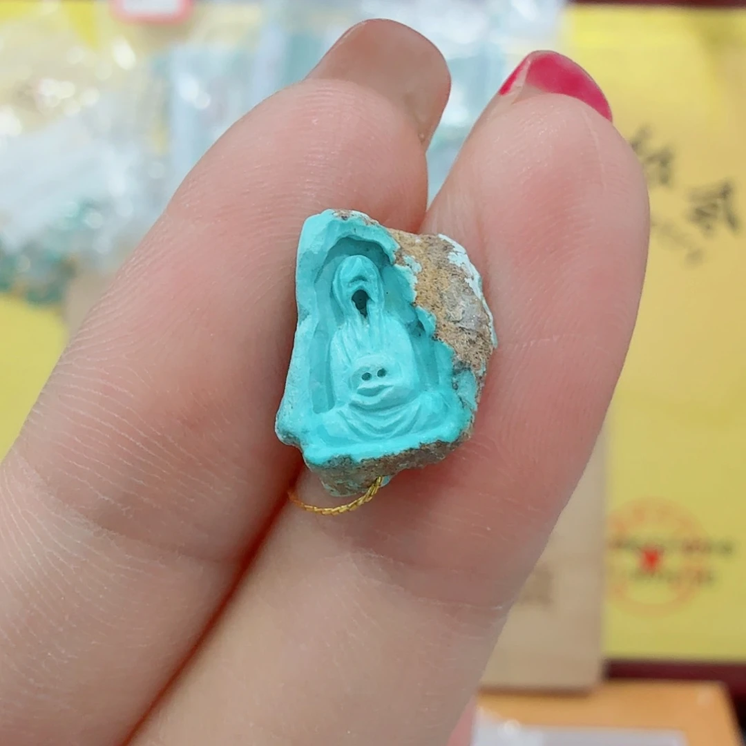 未镶嵌绿松石珠宝奇石