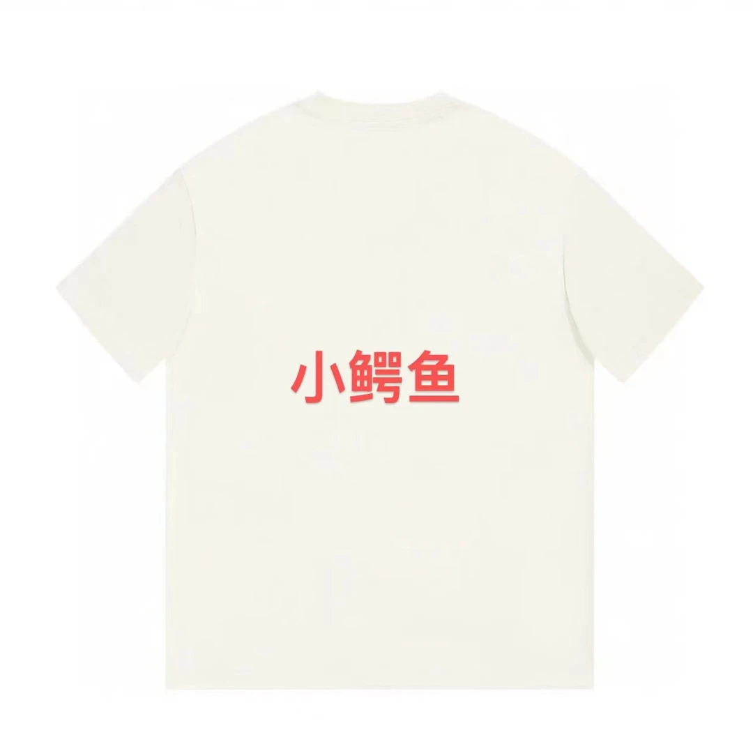 ML·沈闹闹 小鳄鱼 休闲大版宽松短袖-T-D3036