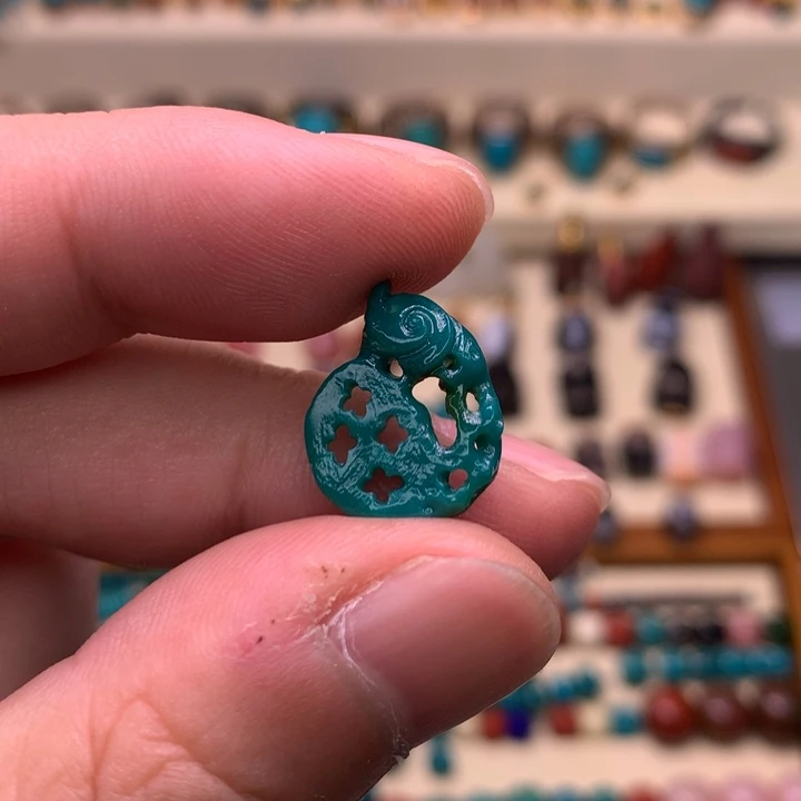 合金绿松石珠宝奇石