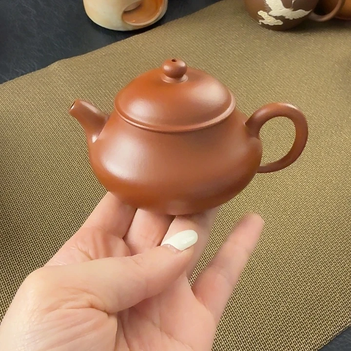 茶壶紫砂潘壶容量130cc11111