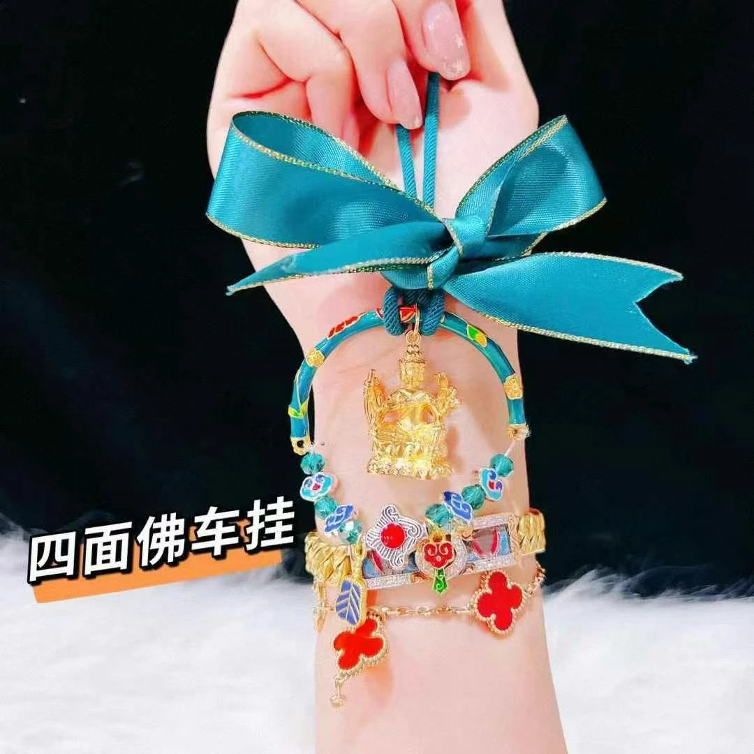 泰国特色吊坠四面神车挂