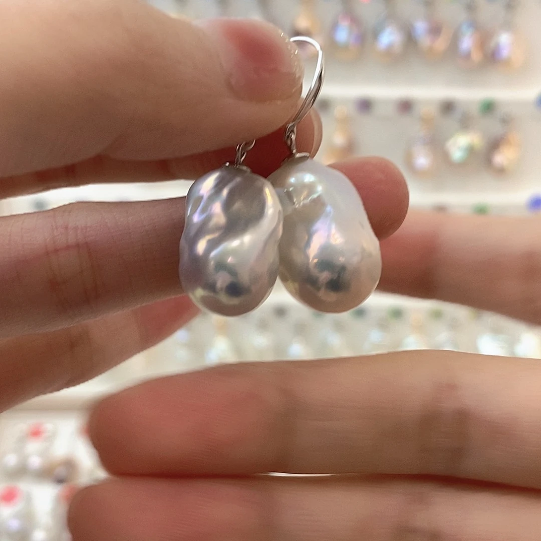 淡水珍珠颈饰银S925镶嵌9****7