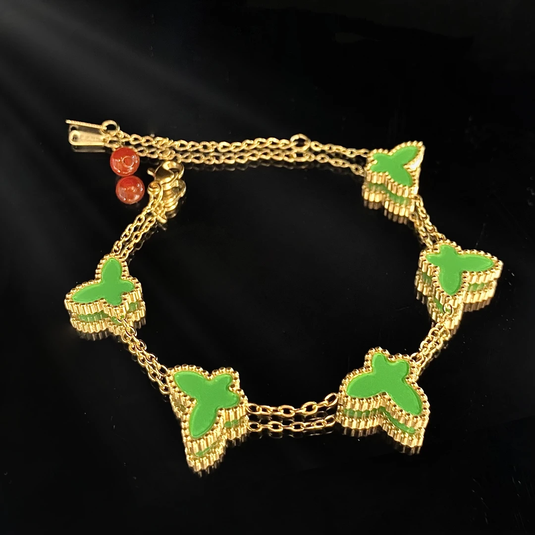 【陌玉精选】宠粉福利  小清新设计款蝴蝶手链/一件